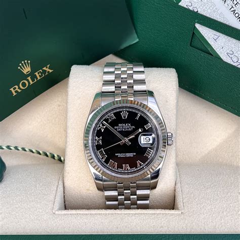 rolex datejust 116234 nero romani|rolex datejust 116234 stainless steel.